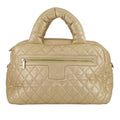 Quilted Metallic Lambskin Coco Cocoon Bowler Bag