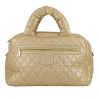 Quilted Metallic Lambskin Coco Cocoon Bowler Bag