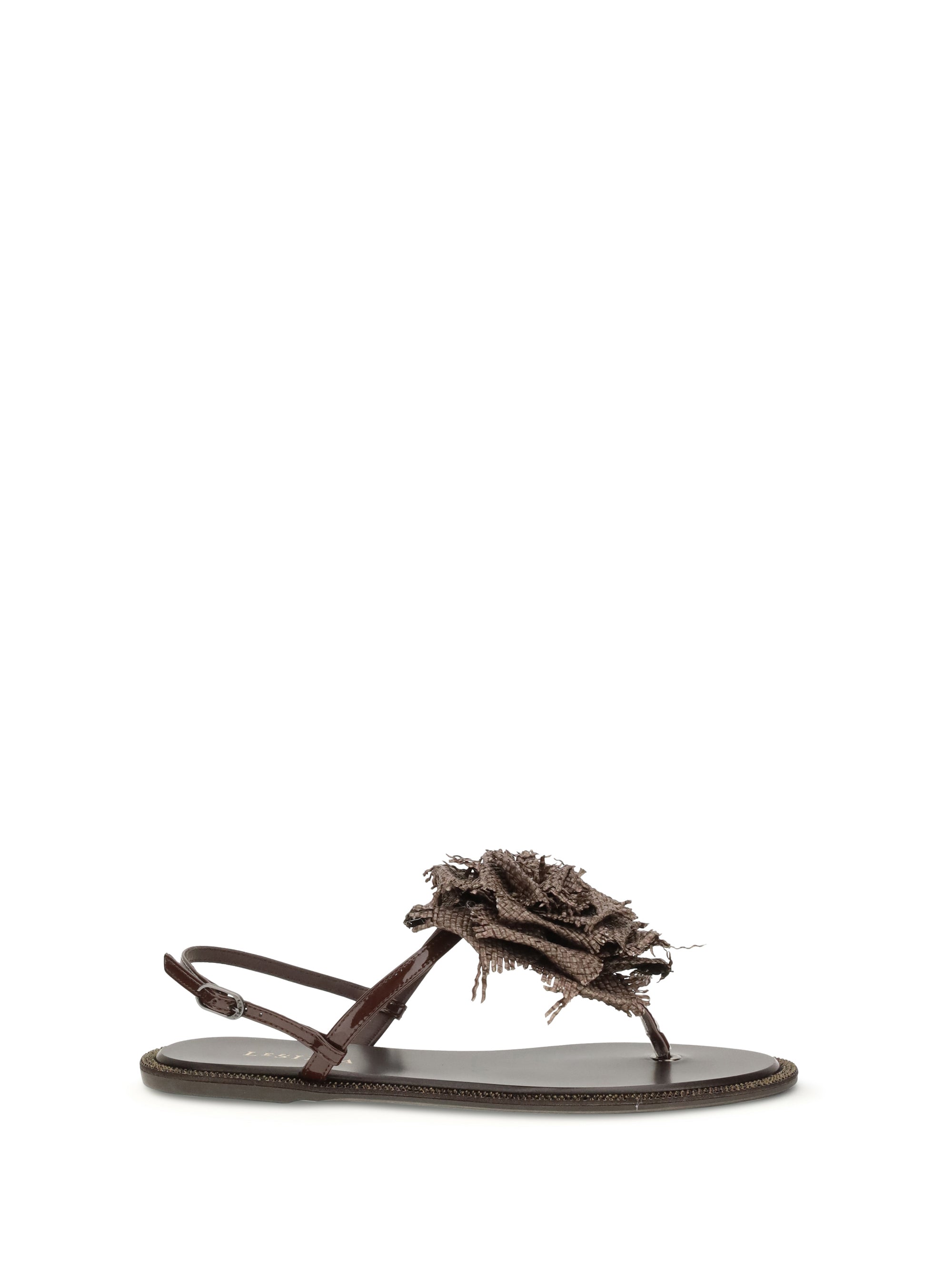 Le Silla Rose Sandal — Brown