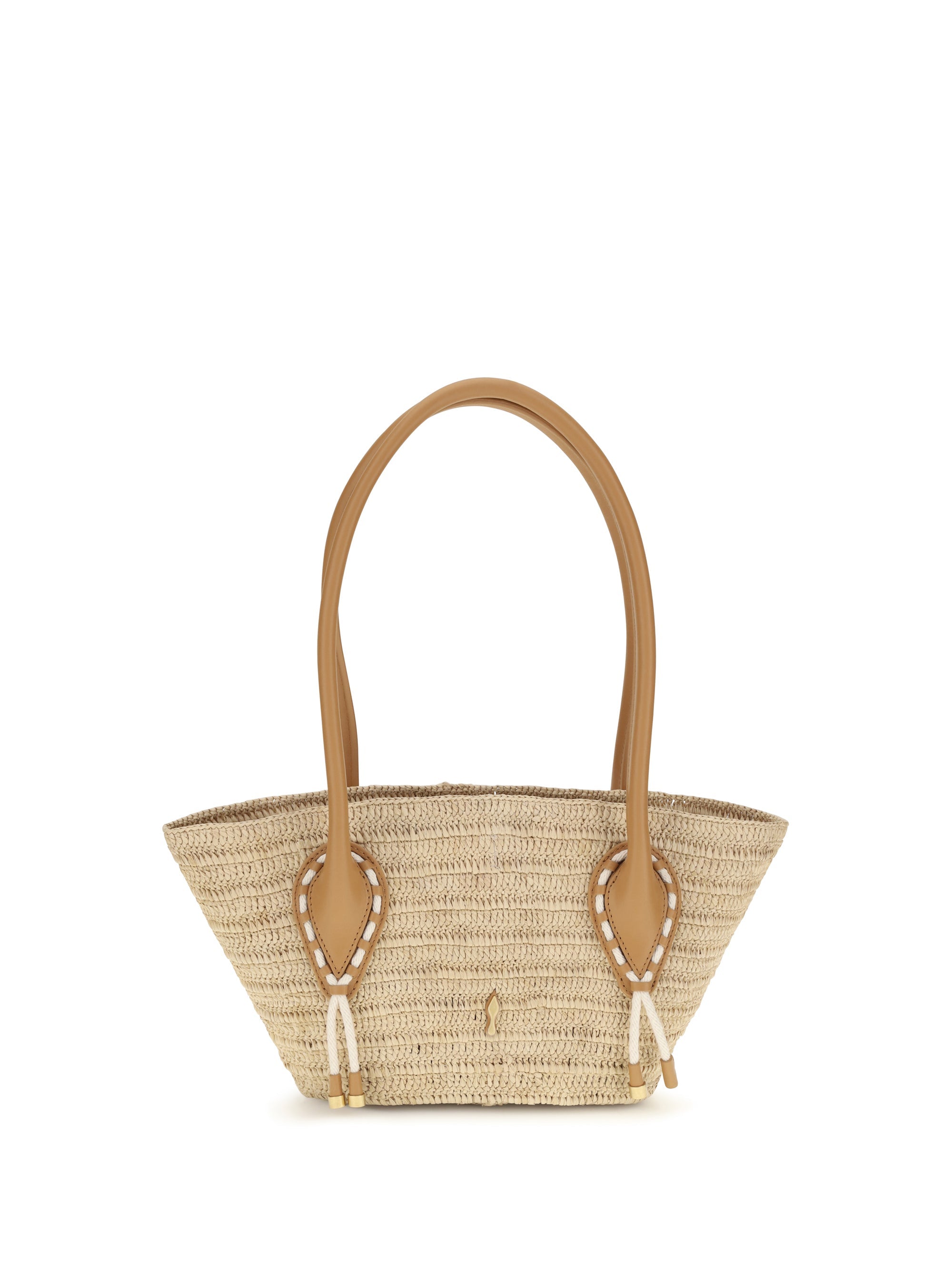 Christian Louboutin Venus Mini Tote Shoulder Bag — Beige