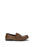 Marni Leather Tassel Loafer — Brown