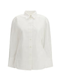 Rohe Shaped Cotton Poplin Shirt — White