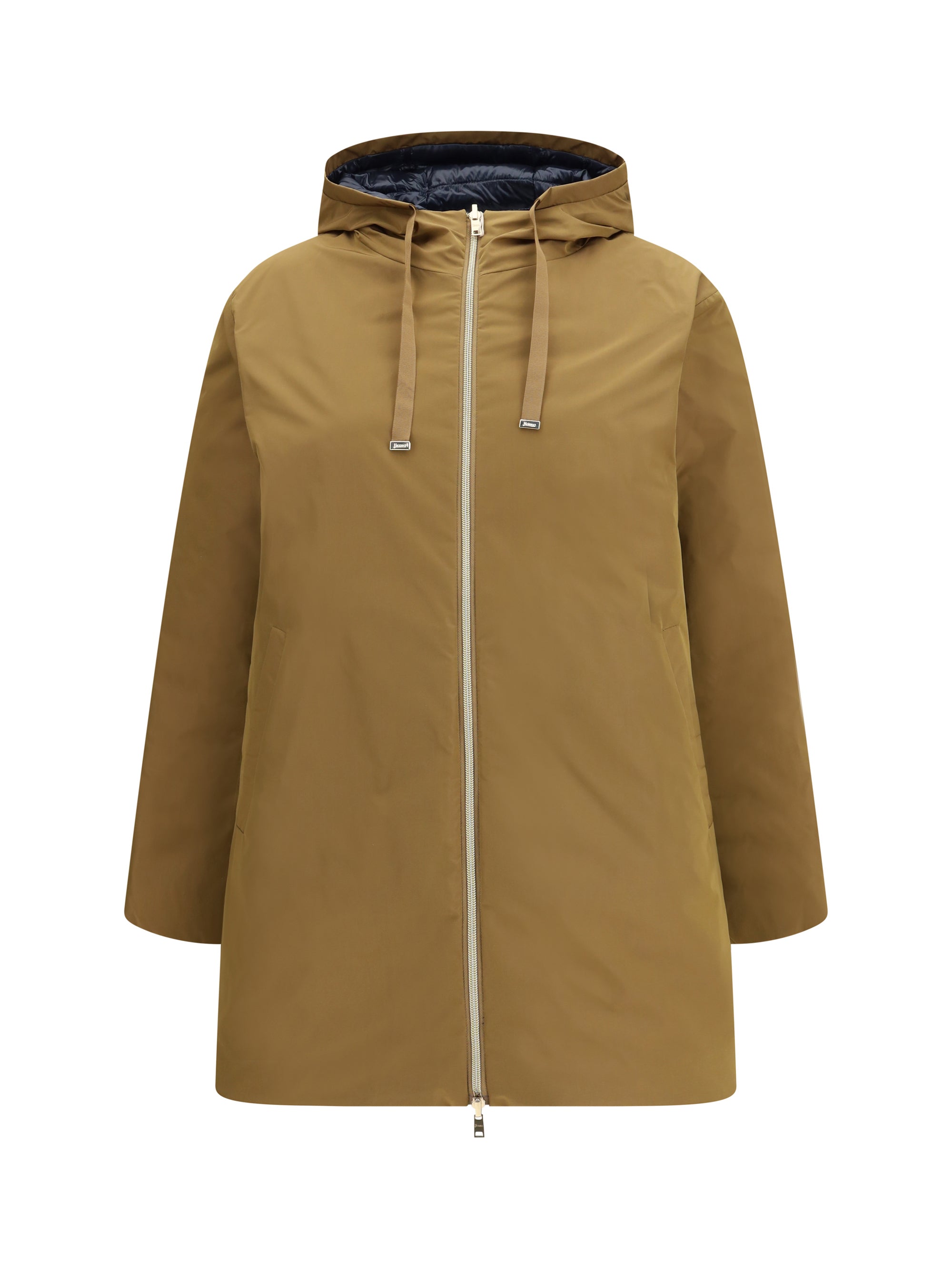 Herno Double-Face Quilted Down Jacket — Camel