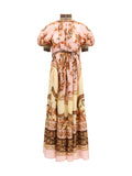 Zimmermann Aster Billow Dress — Pink