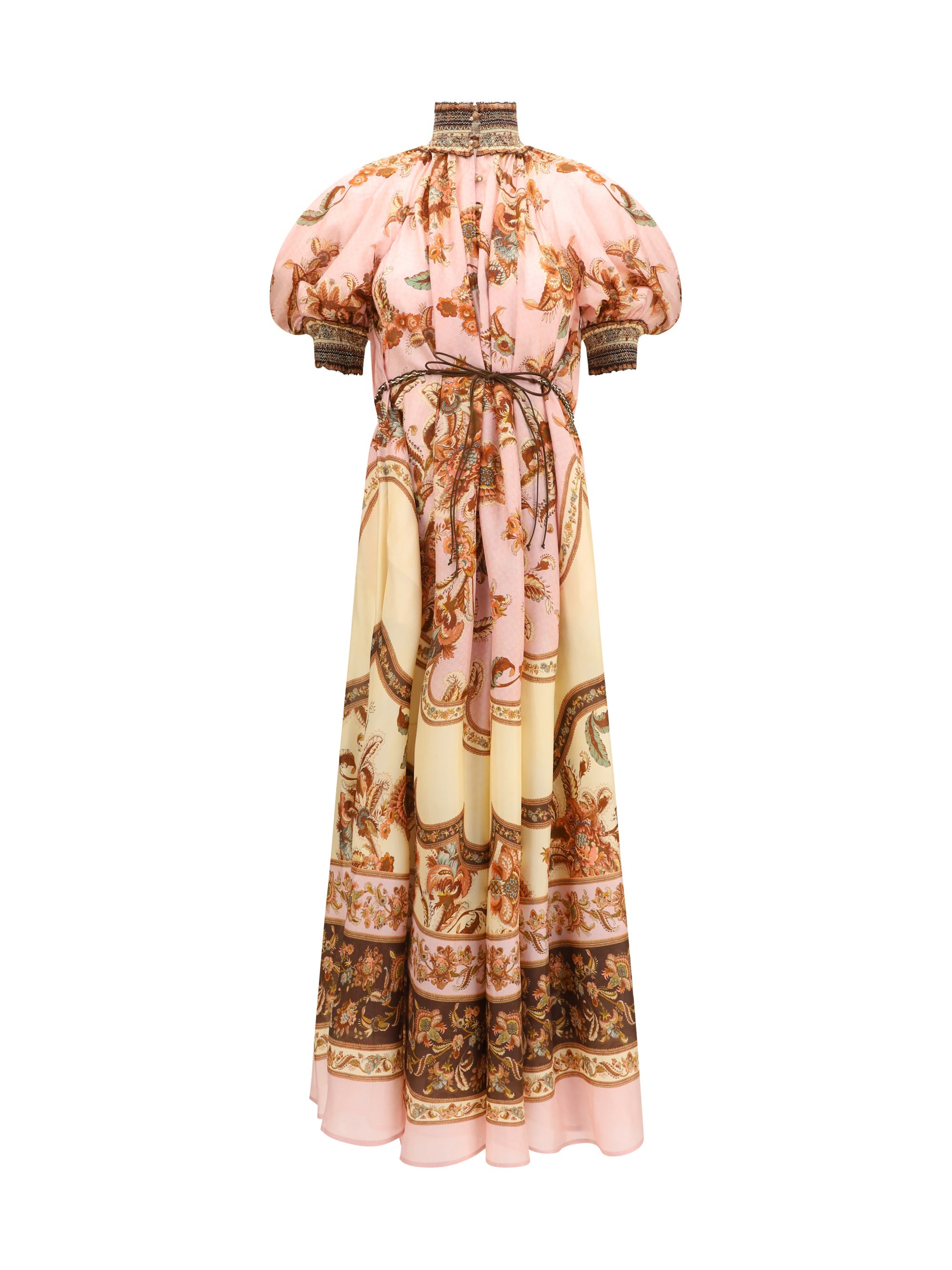 Zimmermann Aster Billow Dress — Pink