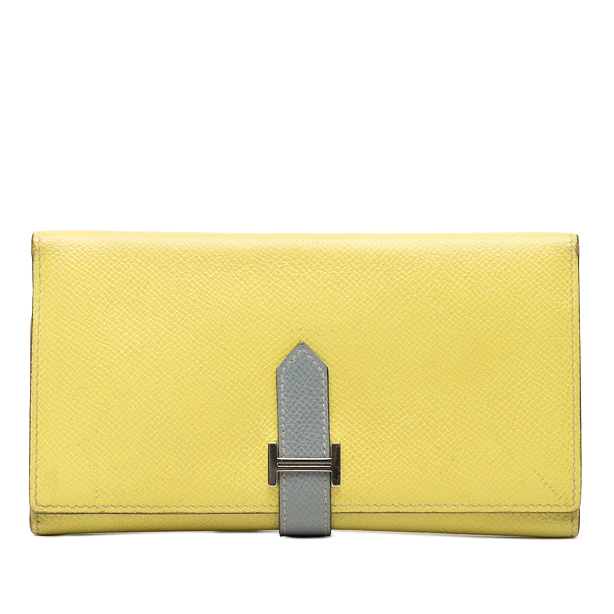 Bicolor Epsom Bearn Long Wallet