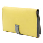 Bicolor Epsom Bearn Long Wallet