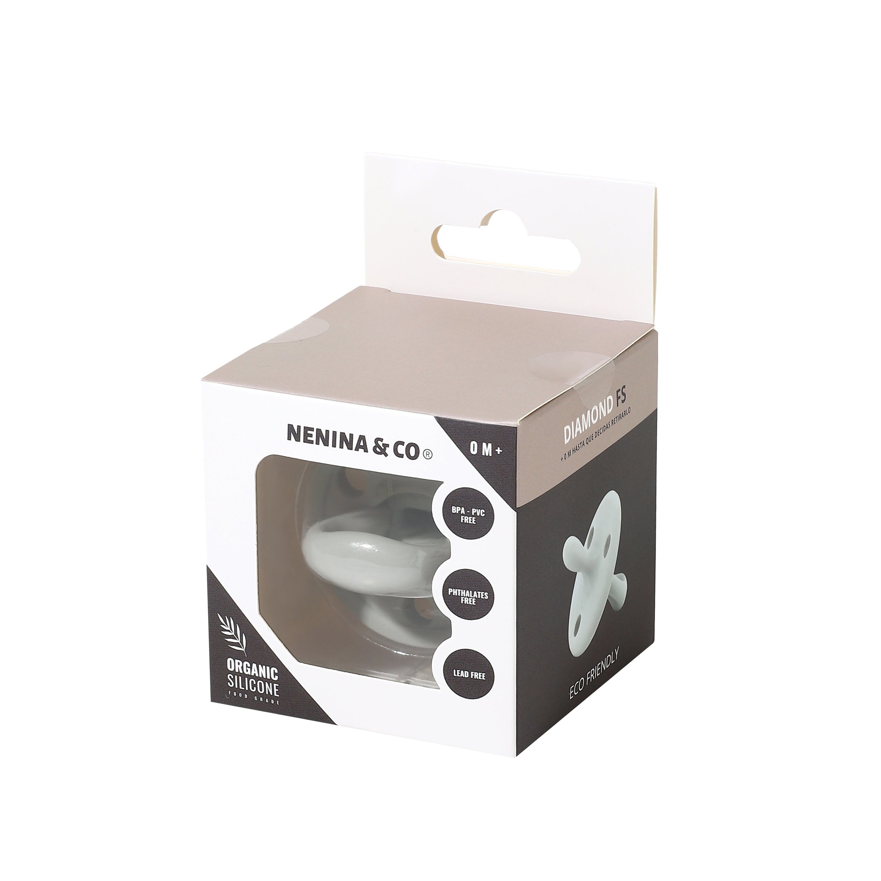 Chupete DIAMOND FS By Nenina & Co Lila, Mint y Gris