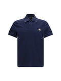 Moose Knuckles Everett Gold Polo — Navy