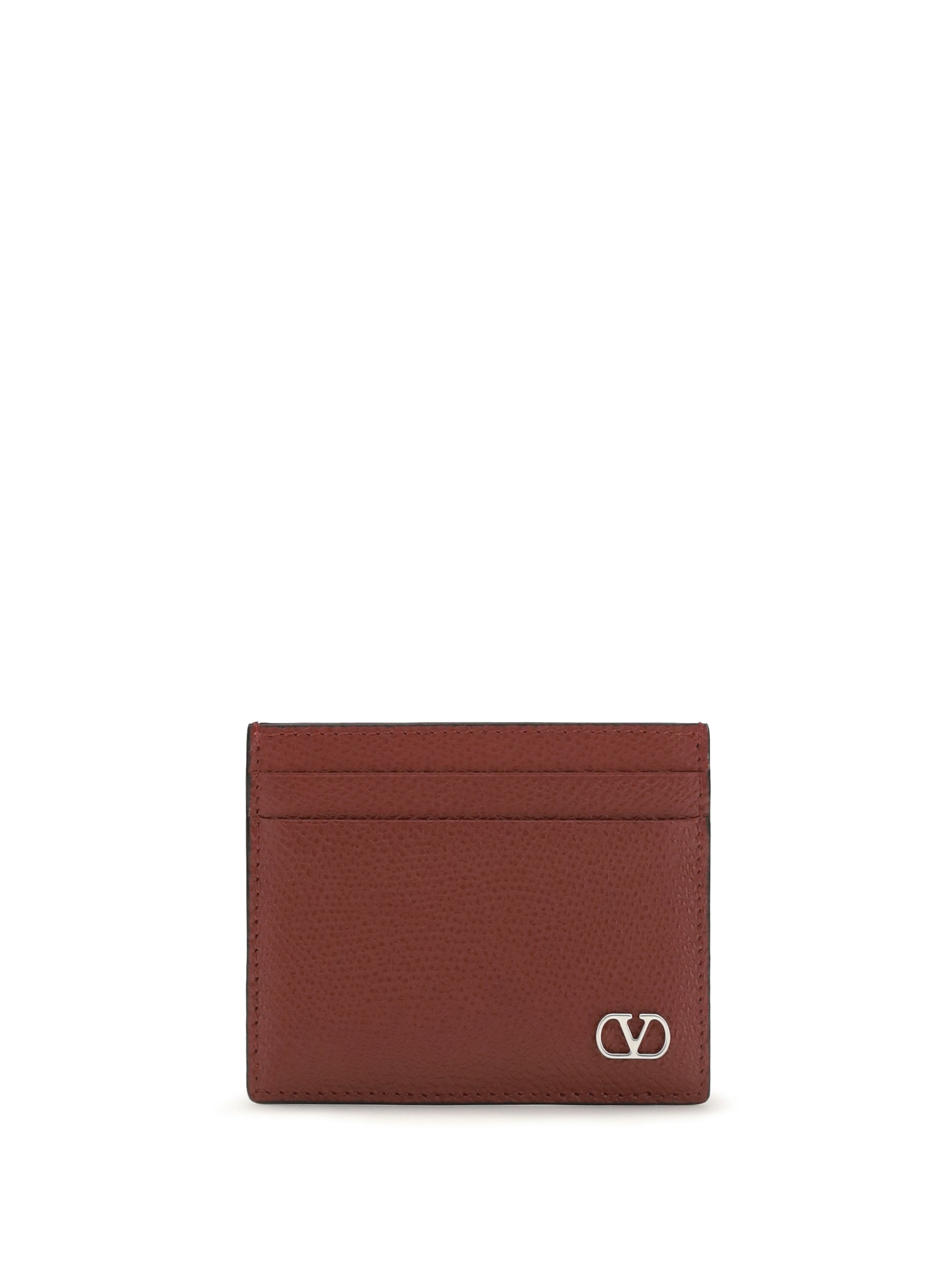 Valentino Garavani VLogo Card Case — Red