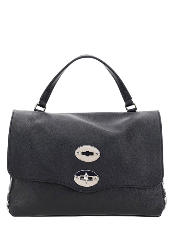 Zanellato Postina Daily Top Handle Bag — Black