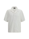 GCDS Monogram Terry Shirt — White