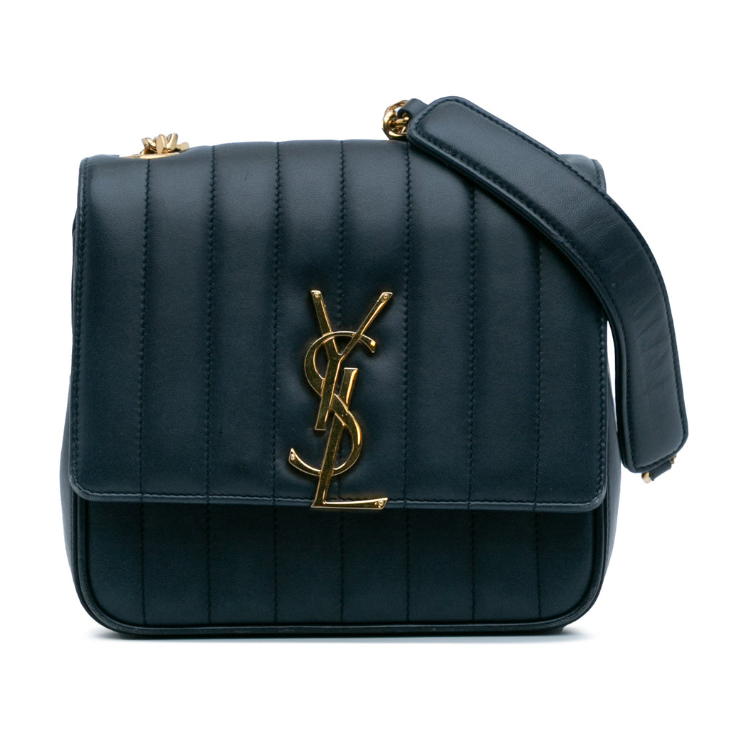 Medium Lambskin Monogram Vicky Chain Bag
