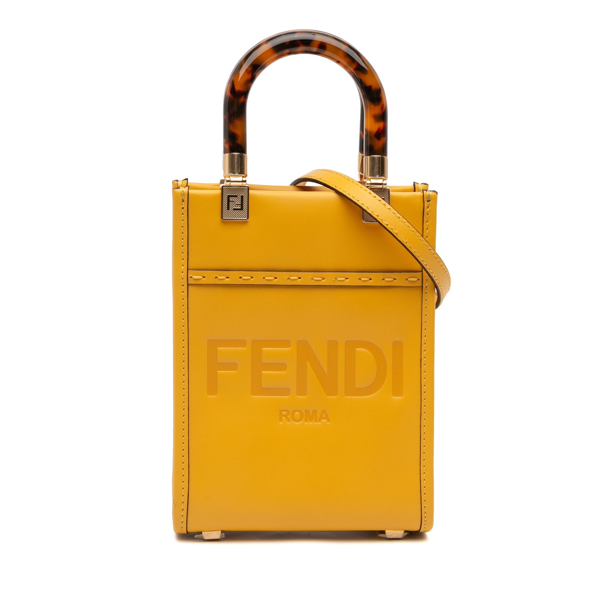 Mini Leather Sunshine Shopper Tote