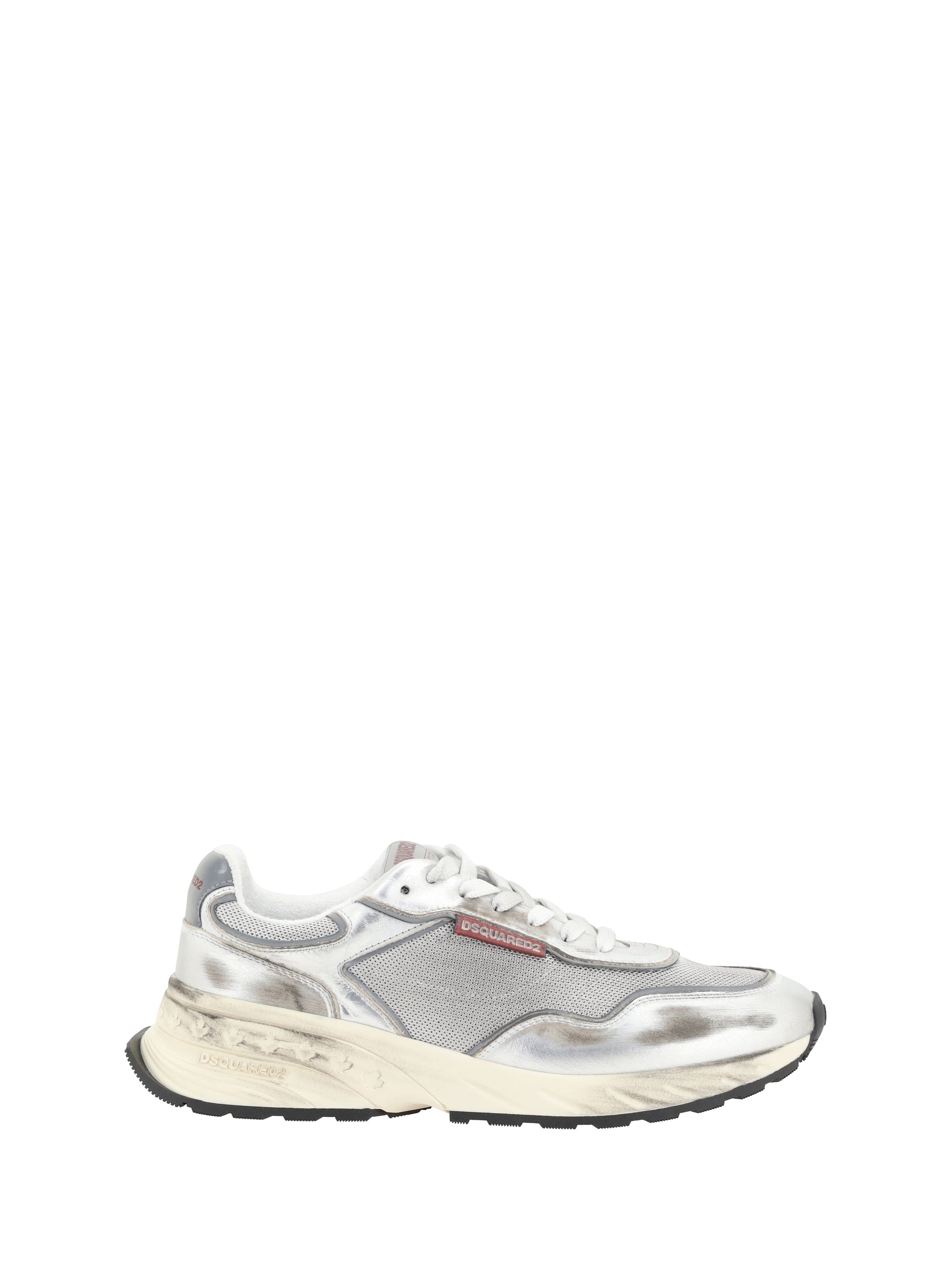 Dsquared2 Sprinter Sneaker — Silver