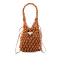 Small Suede Macrame Noue Shoulder Bag