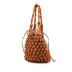 Small Suede Macrame Noue Shoulder Bag