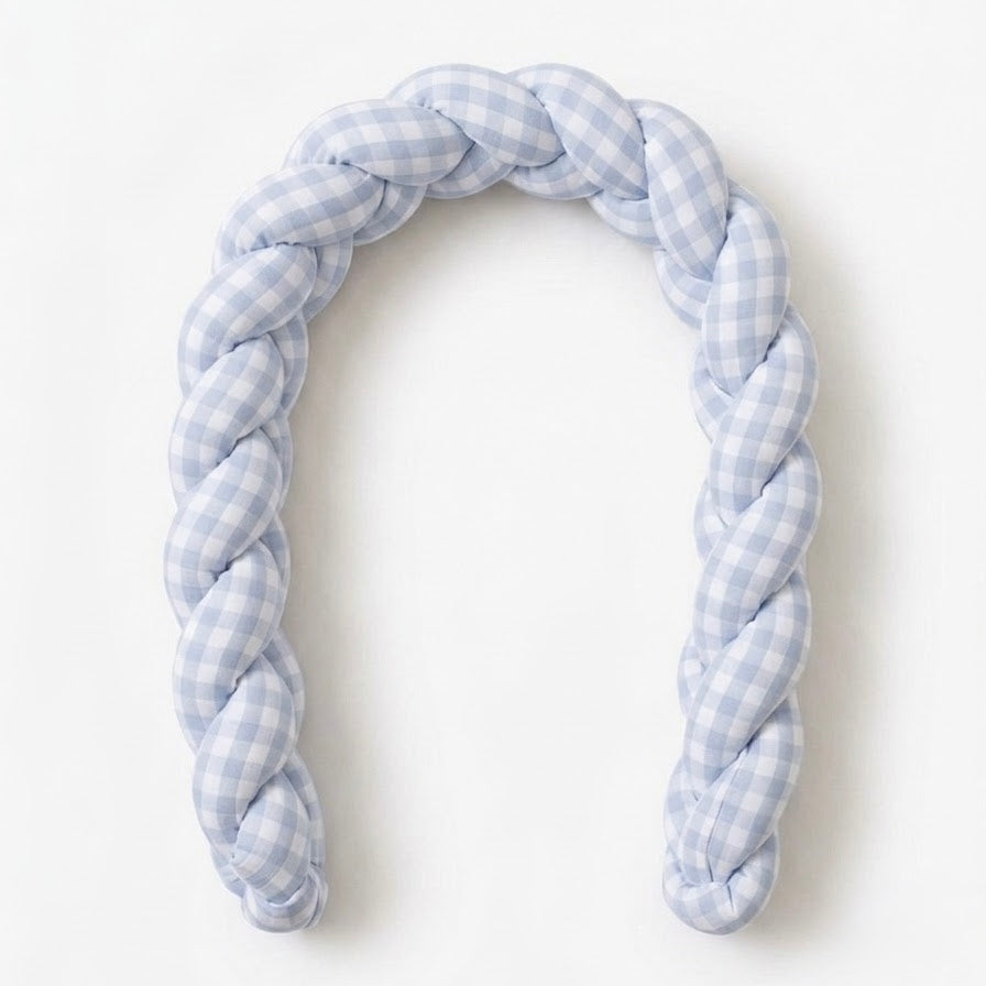 TRENZA PROTECTORA CAPAZO de COCHECITO | Cuadro Grande Celeste