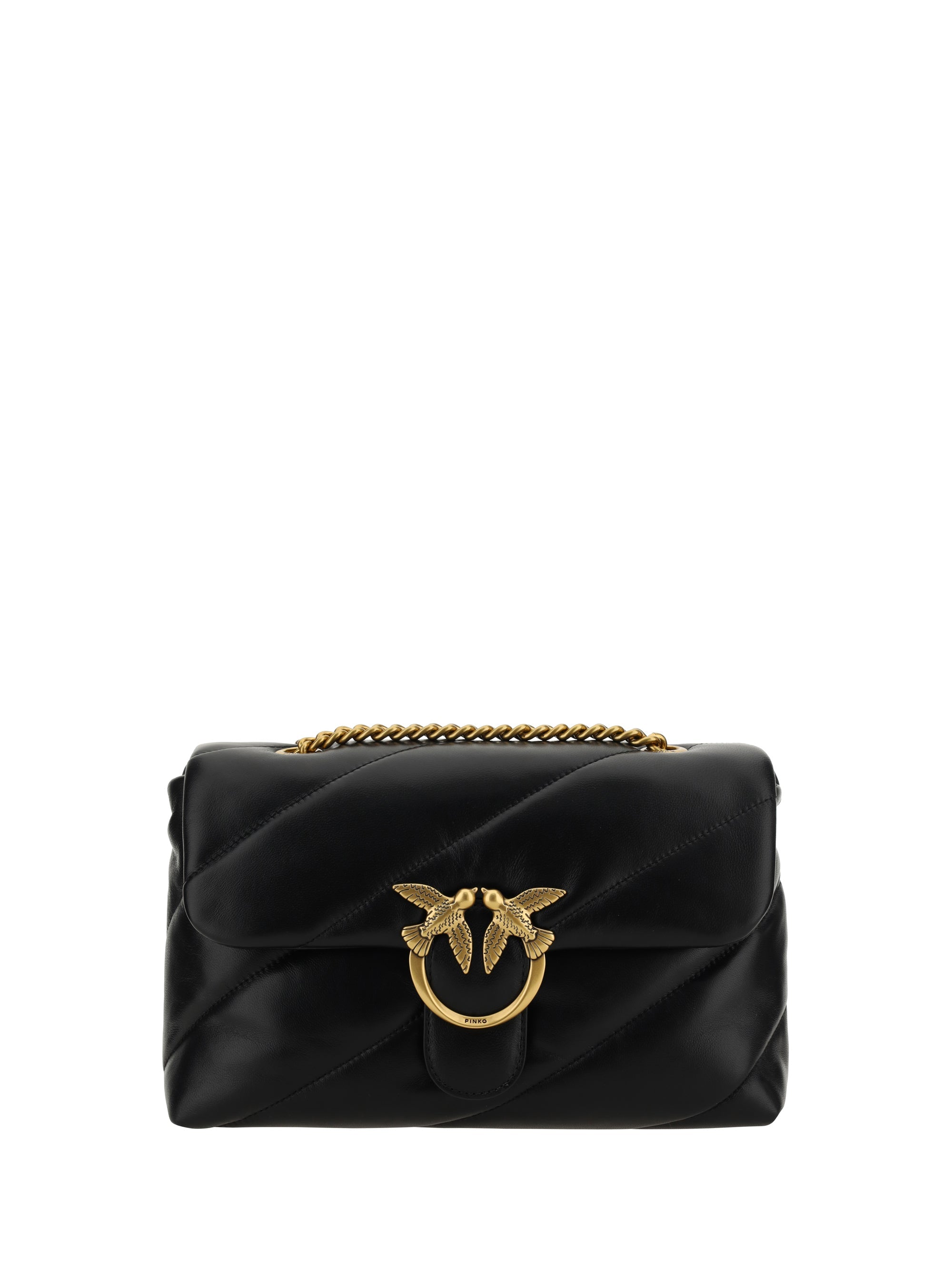Pinko Love Shoulder Bag — Black