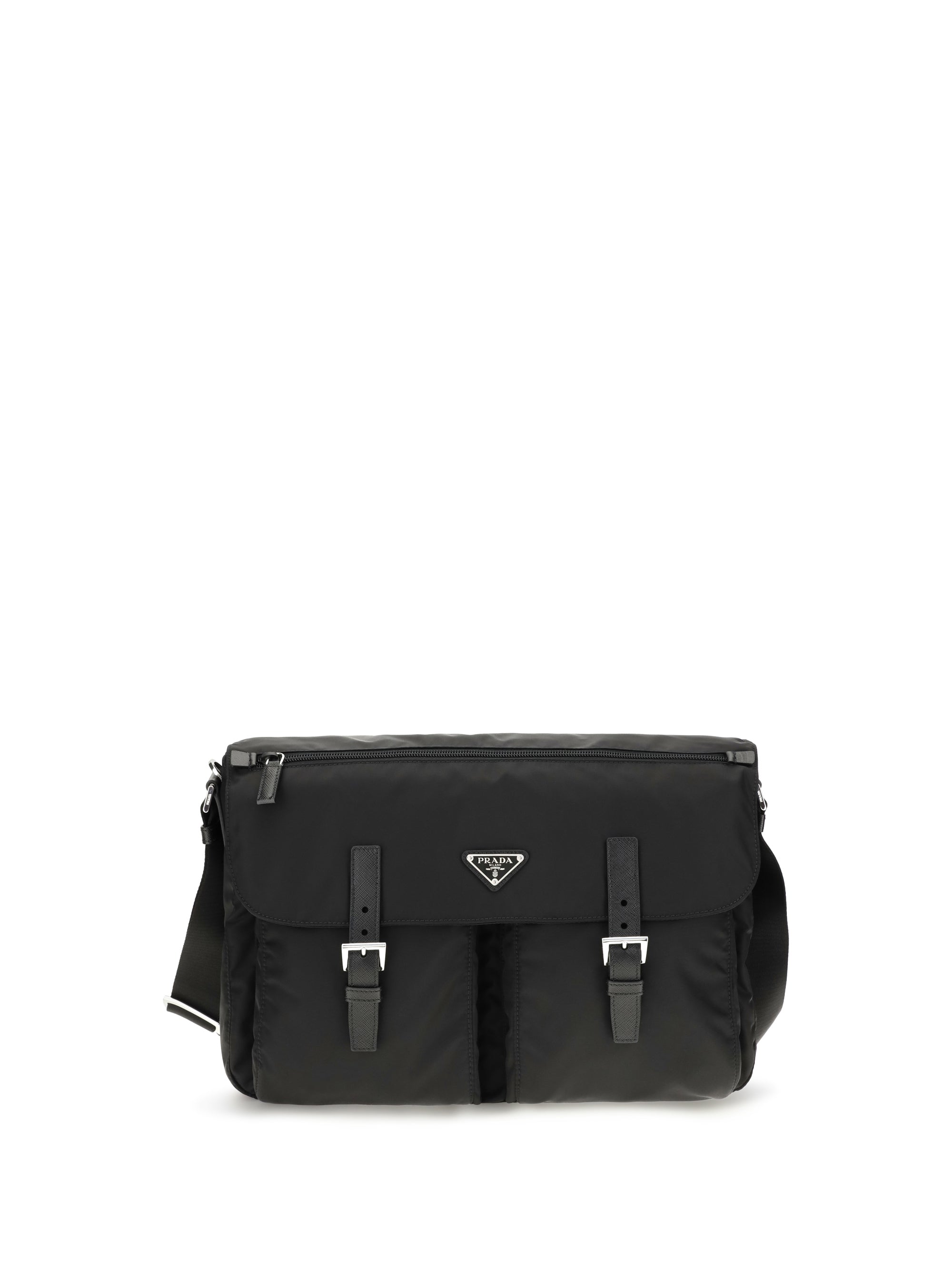 Prada Re-Nylon Shoulder Bag — Black