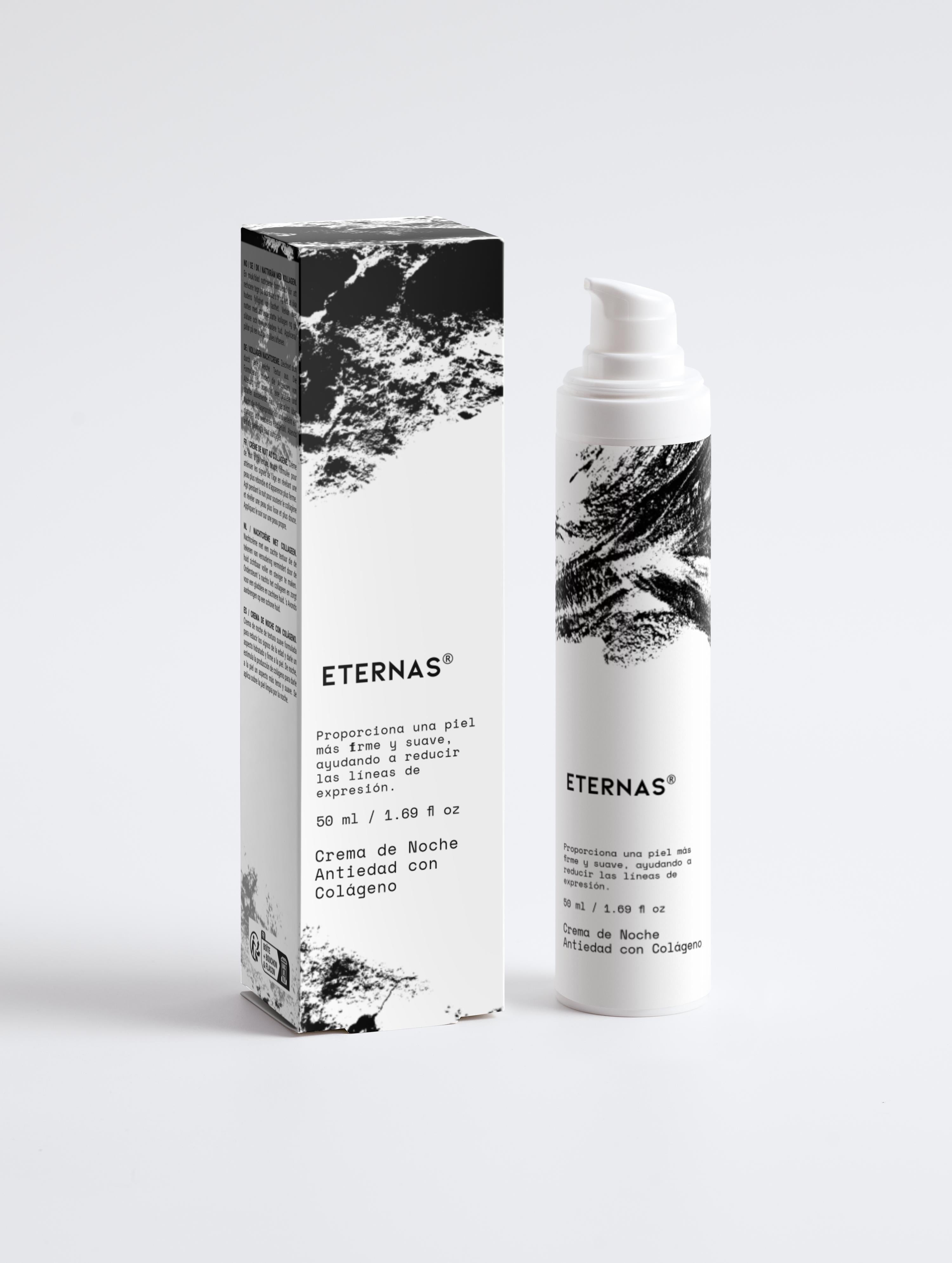 Crema de Noche Antiedad con Colágeno