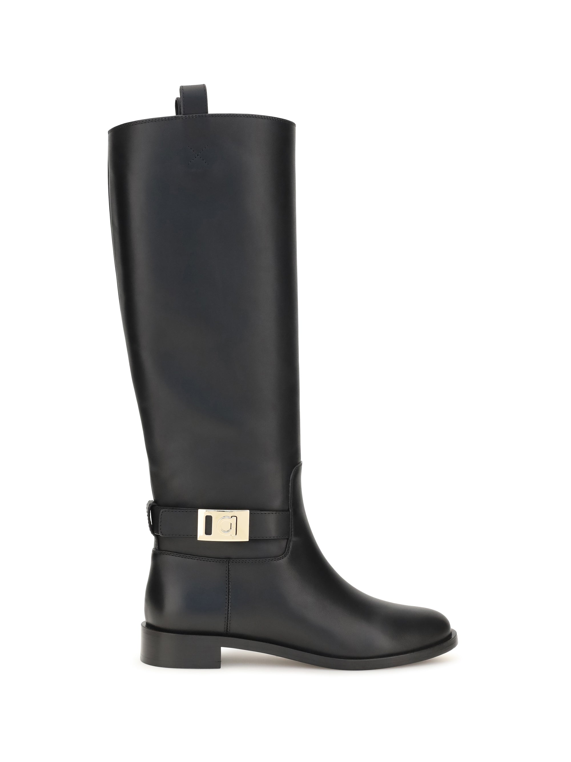Bota Hug de Ferragamo - Negra
