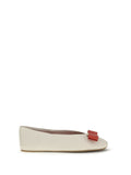 Ferragamo Vara Bow Ballet Flat — Beige