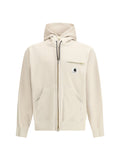 Sacai Cotton Jersey Hybrid Hoodie — Beige