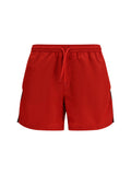 GCDS Logo-Detail Swim Shorts — Red