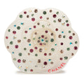 CC Resin and Crystal Camellia Brooch