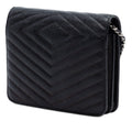 CC Chevron Caviar Square Wallet On Chain