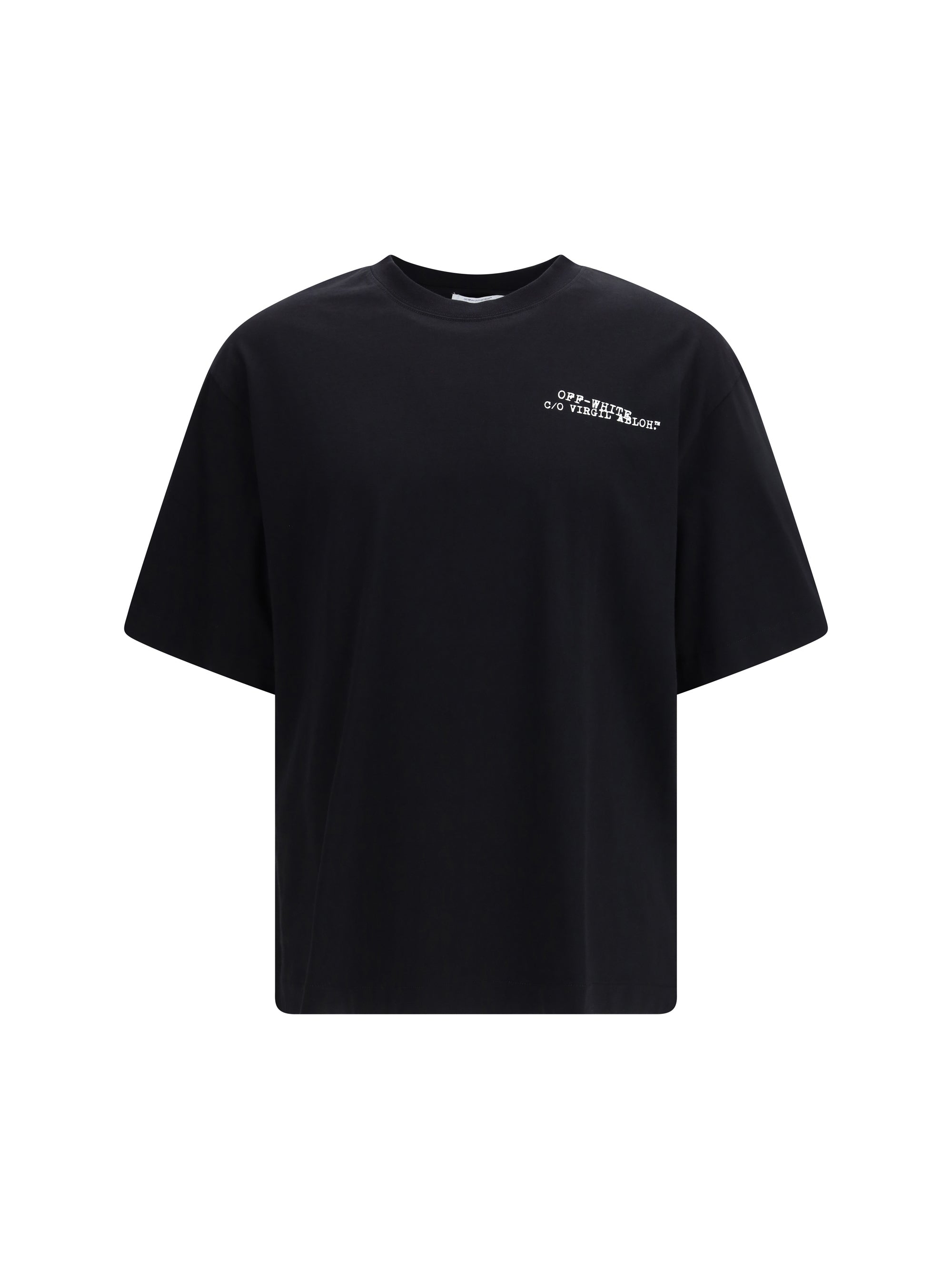 Off-White Logo-Print T-Shirt — Black