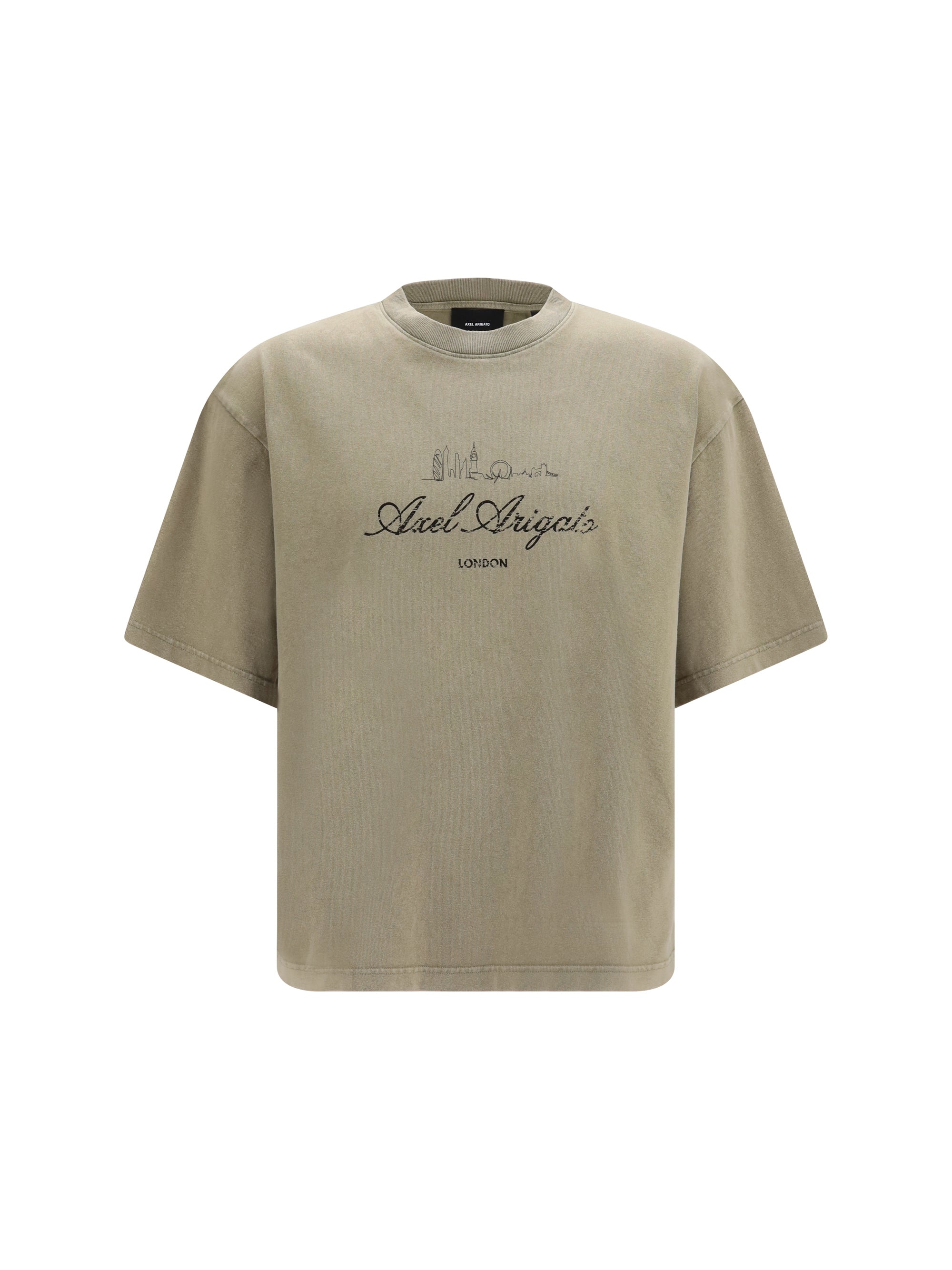 Axel Arigato Ldn Washed T-Shirt — Olive