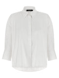 Fabiana Filippi Diamond Thread Cotton Poplin Shirt — White