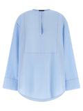 Fabiana Filippi Cotton Poplin Shirt — Blue
