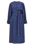 Max Mara Trench Coat — Blue