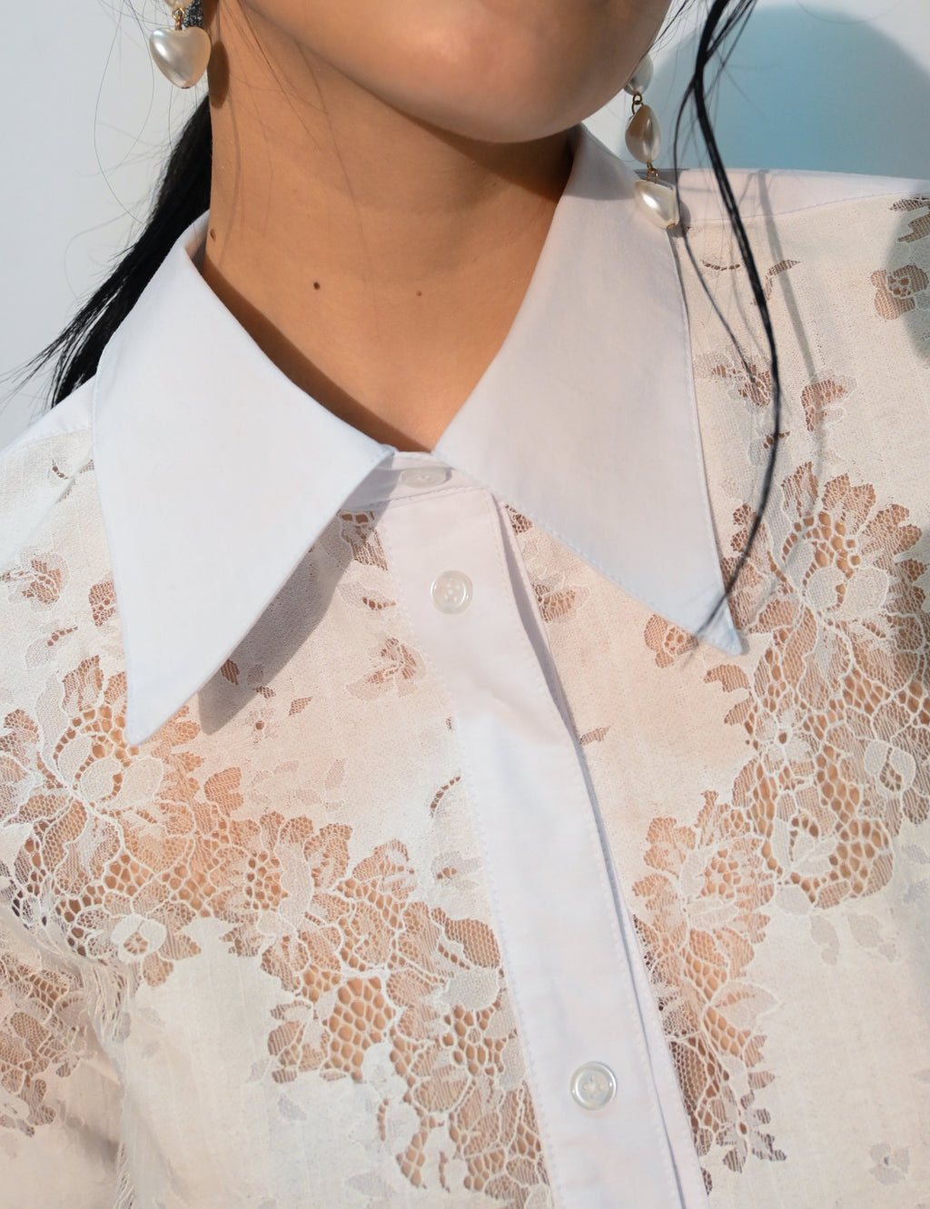 CAMISA PERLA | BLANCA