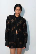 CAMISA PERLA | NEGRA