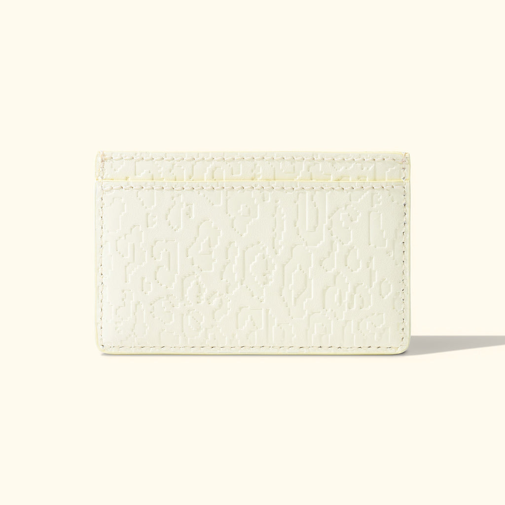 Fleur Camo Cardholder Cream