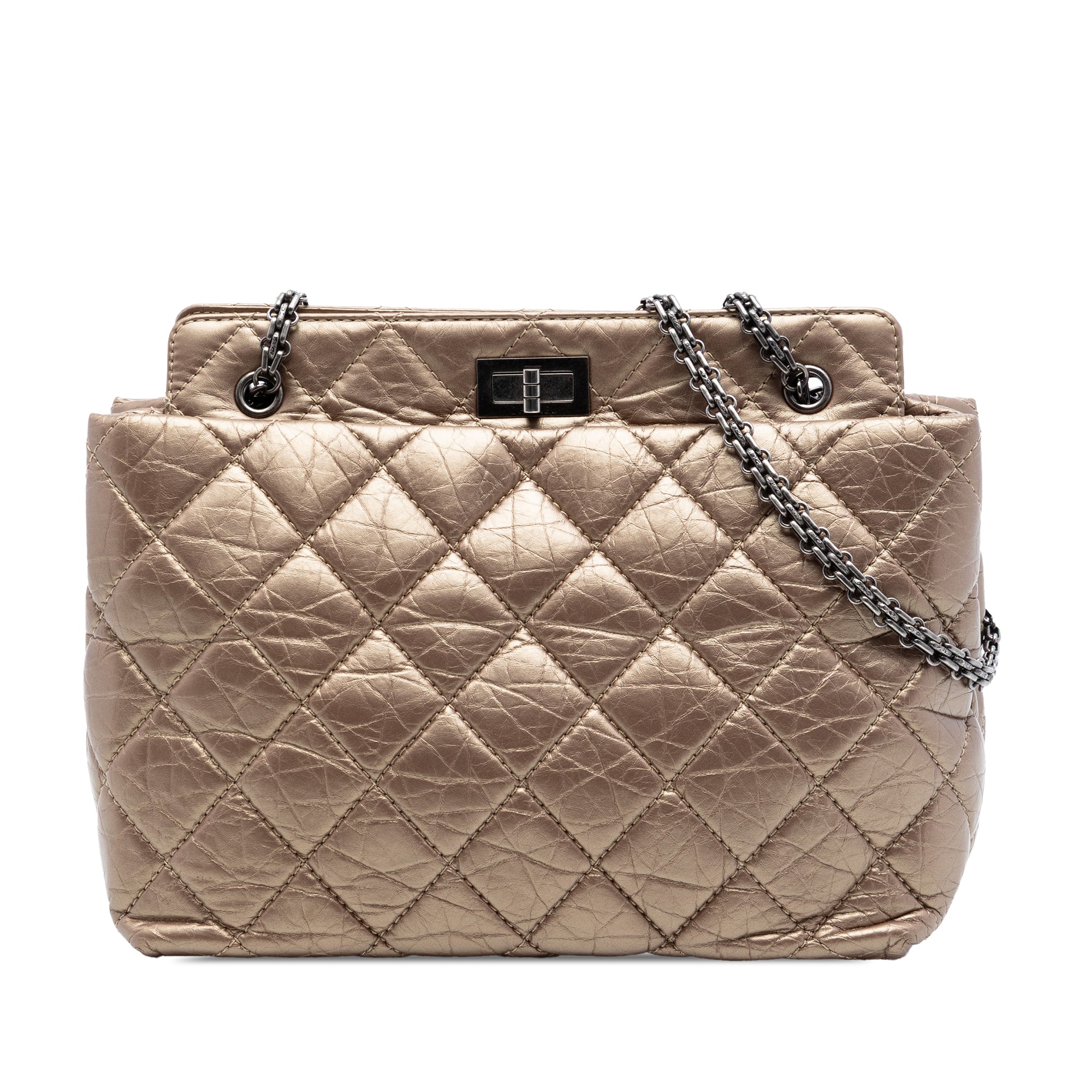 Quilted Aged Calfskin Reissue 2.55 Tote