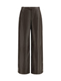 Arma Leather Trousers — Brown