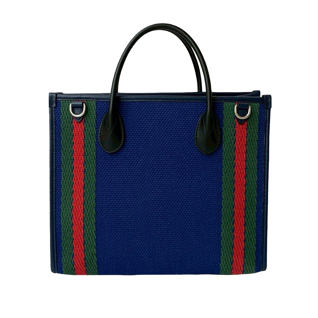 Canvas Interlocking G Satchel