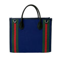 Canvas Interlocking G Satchel