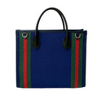 Canvas Interlocking G Satchel