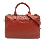 Lambskin Motocross Giant 12 Briefcase