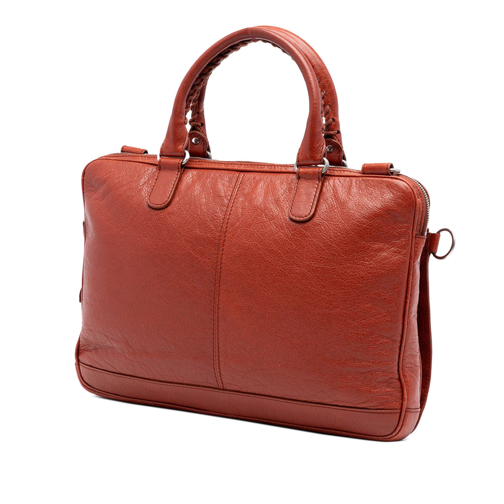 Lambskin Motocross Giant 12 Briefcase