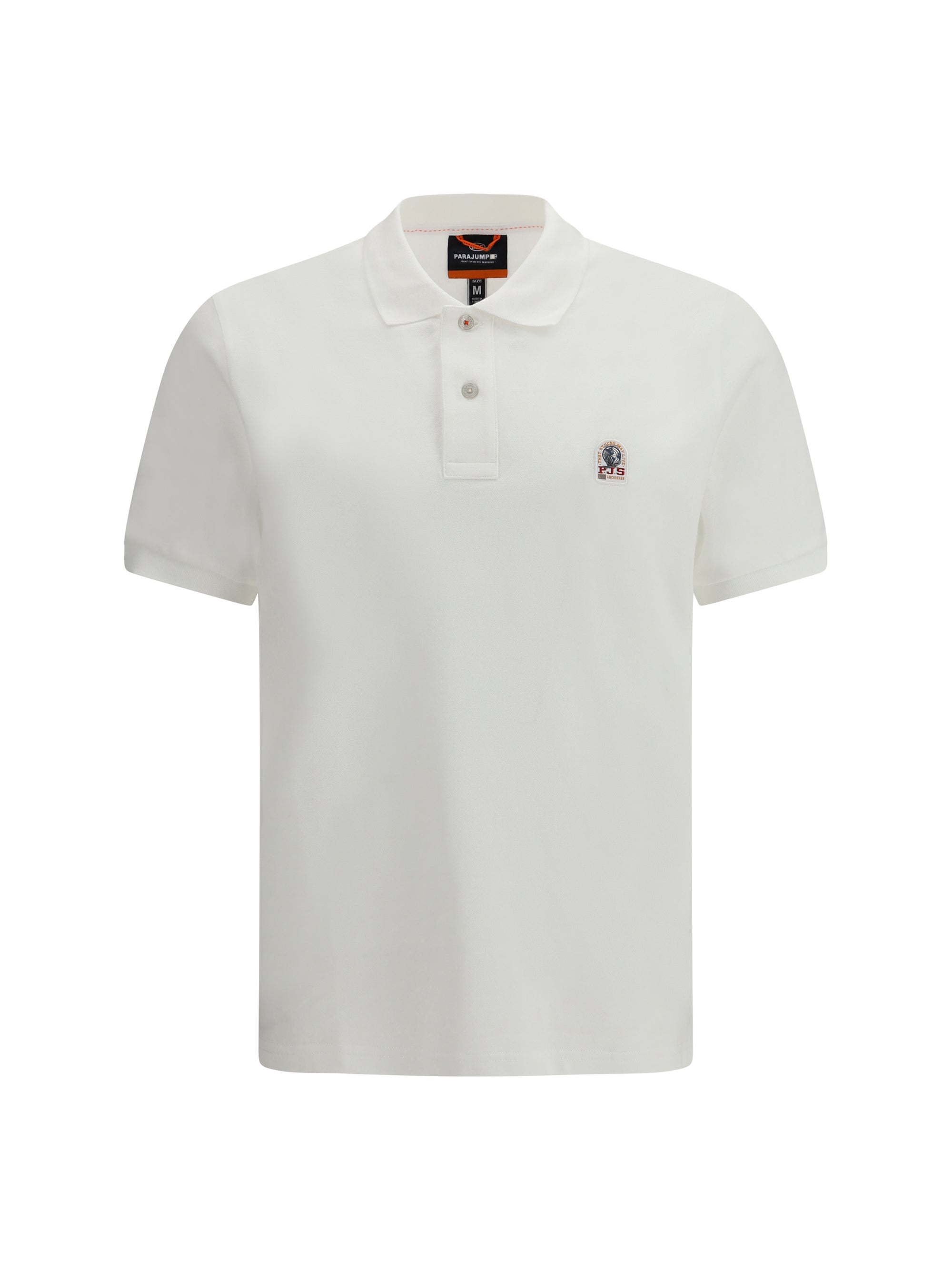 Parajumpers Logo-Embroidered Polo — White