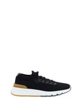 Brunello Cucinelli Cotton Sneakers — Black