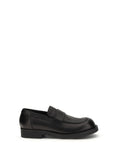 MM6 Maison Margiela Visible Topstitching Loafer — Black