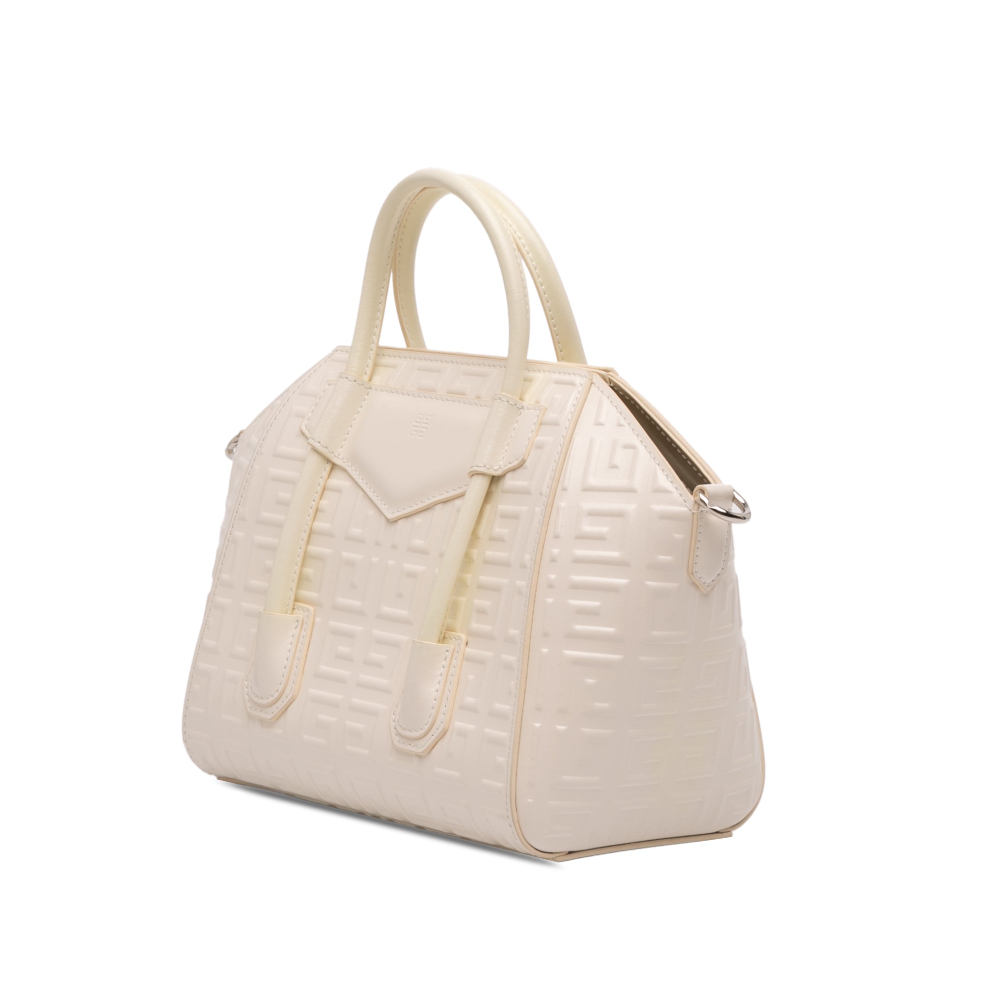 Mini Calfskin 4G Antigona Lock Satchel